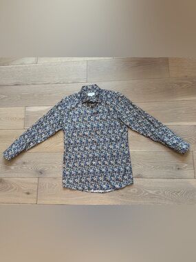 Eton Mens 16 1/2 Slim Fit Button-Up Shirt 42